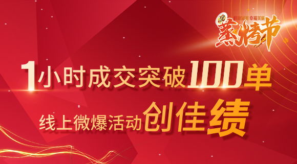 科恩蒸烤節(jié) | 線上微爆創(chuàng)佳績，1小時(shí)成交115單！